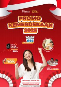 Merdeka mendegar, promo kemerdekaan Kasoem Hearing Center